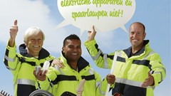 Inwoners gemeente Hoorn supporten Stichting Leergeld West-Friesland met oude föhn of spaarlamp