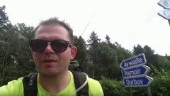 Mark wandelt: hij bereikt het 50 km. punt (Video)