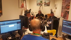 Hoog bezoek bij Radio Bontekoe