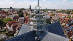 Restauratie toren Oosterkerk begonnen